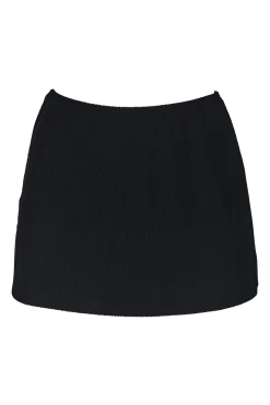 Cover-Ups|High-Waist<Sunsets Pacifica Black Cove Mini Skirt Cover-Up