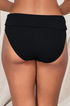 Plus Size|High-Waist<Sunsets Pacifica Black Hannah High Waist Bottom