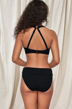 Plus Size|High-Waist<Sunsets Pacifica Black Hannah High Waist Bottom