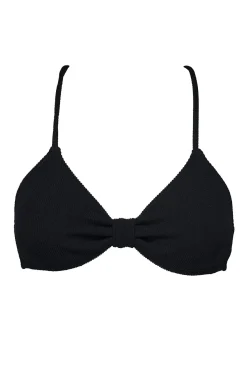 Wire-Free|Bikini Tops<Sunsets Pacifica Black Indie Bralette Top