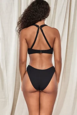 Plus Size|Wire-Free<Sunsets Pacifica Black Mirabella Top