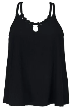 Wire-Free|Tankinis<Sunsets Pacifica Black Sadie Tankini Top