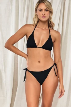Bikini Tops|Wire-Free<Sunsets Pacifica Black Tiana Triangle Top