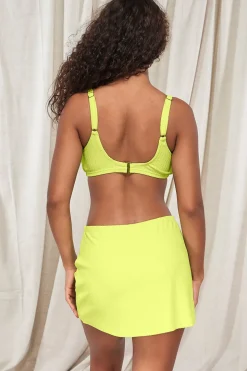 Cover-Ups|High-Waist<Sunsets Pacifica Bright Pear Cove Mini Skirt Cover-Up