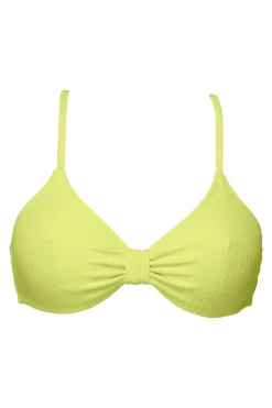 Wire-Free|Bikini Tops<Sunsets Pacifica Bright Pear Indie Bralette Top