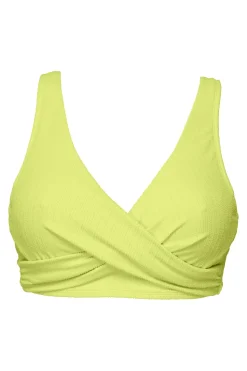 Plus Size|Wire-Free<Sunsets Pacifica Bright Pear Mirabella Top