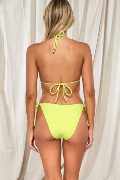 Wire-Free|Bikini Tops<Sunsets Pacifica Bright Pear Tiana Triangle Top