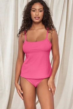 Plus Size|Underwire<Sunsets Pacifica Dragon Fruit Coralie Tankini Top