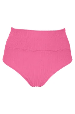 Plus Size|High-Waist<Sunsets Pacifica Dragon Fruit Hannah High Waist Bottom