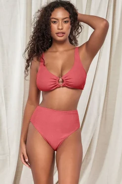 High-Waist|Bikini Bottoms<Sunsets Pacifica Hibiscus Tea Astrid High Waist Bottom