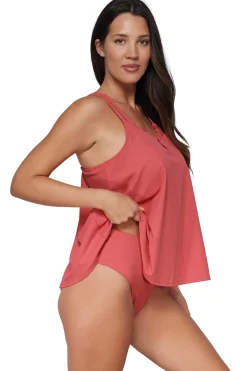 Wire-Free|Tankinis<Sunsets Pacifica Hibiscus Tea Sadie Tankini Top