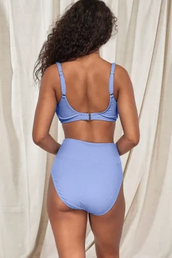 Plus Size|High-Waist<Sunsets Pacifica Hydrangea Hannah High Waist Bottom