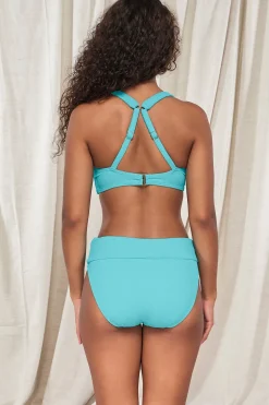 Plus Size|High-Waist<Sunsets Pacifica Pool Party Hannah High Waist Bottom