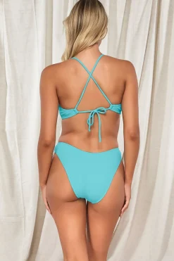 High-Waist|Bikini Bottoms<Sunsets Pacifica Pool Party Sandy Scoop Bottom
