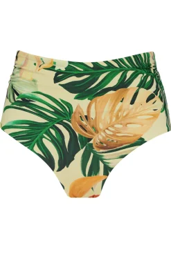 Plus Size|High-Waist<Sunsets Amber Oasis Capri High Waist Bottom
