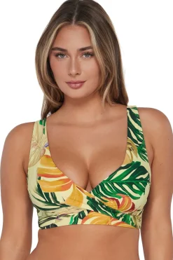 Plus Size|Underwire<Sunsets Amber Oasis Elsie Top