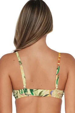 Plus Size|Underwire<Sunsets Amber Oasis Kauai Keyhole Top