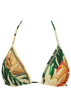 Wire-Free|Bikini Tops<Sunsets Amber Oasis Laney Triangle Top