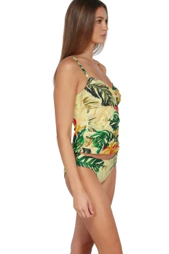 Wire-Free|Tankinis<Sunsets Amber Oasis Simone Tankini Top