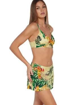 Plus Size<Sunsets Amber Oasis Sporty Swim Skirt Bottom