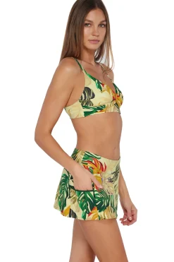 Plus Size<Sunsets Amber Oasis Sporty Swim Skirt Bottom