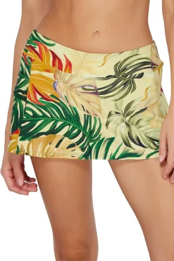Plus Size<Sunsets Amber Oasis Sporty Swim Skirt Bottom