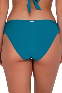 Bikini Bottoms|Low-Rise<Sunsets Avalon Teal Audra Hipster Bottom