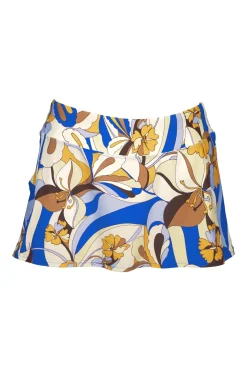 Plus Size<Sunsets Bali Bungalow Sporty Swim Skirt