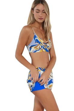 Plus Size<Sunsets Bali Bungalow Sporty Swim Skirt