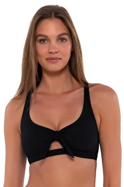 Bikini Tops<Sunsets Black Brandi Bralette Top