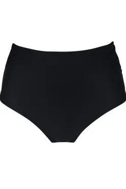 Plus Size|High-Waist<Sunsets Black Capri High Waist Bottom