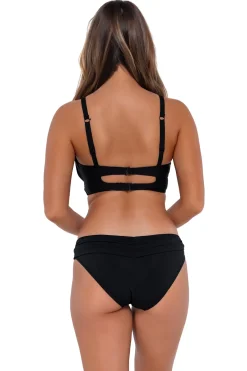 Plus Size|Bra-Sized<Sunsets Black Colette Bralette Top