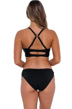 Plus Size|Bra-Sized<Sunsets Black Colette Bralette Top