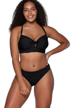 Plus Size|Bra-Sized<Sunsets Black Colette Bralette Top