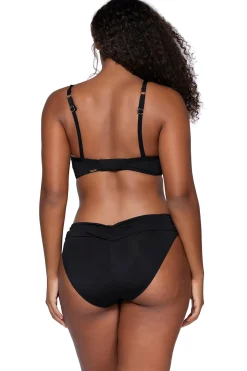 Plus Size|Underwire<Sunsets Black Crossroads Underwire Top