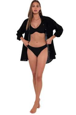 Cover-Ups<Sunsets Black Delilah Shirt