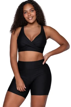 Plus Size|Bra-Sized<Sunsets Black Elsie Top