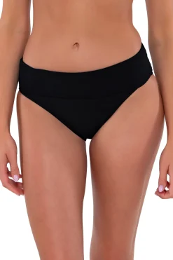 High-Waist<Sunsets Black Hannah High Waist Bottom