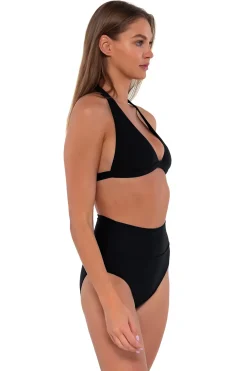 High-Waist<Sunsets Black Hannah High Waist Bottom