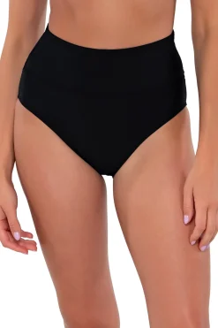 High-Waist<Sunsets Black Hannah High Waist Bottom