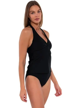 Tankinis<Sunsets Black Heidi Tankini Top