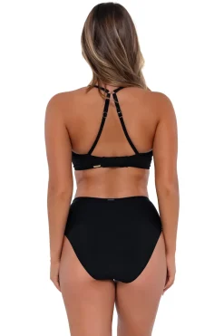 High-Waist<Sunsets Black High Road Bottom