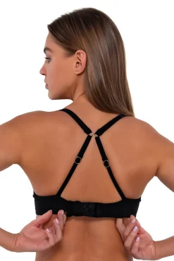 Underwire|Bikini Tops<Sunsets Black Juliette Underwire Top