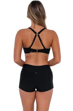 Plus Size|Swim Shorts<Sunsets Black Kinsley Swim Short