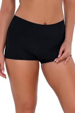 Plus Size|Swim Shorts<Sunsets Black Kinsley Swim Short