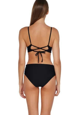 Wire-Free<Sunsets Black Lyla Bralette Top