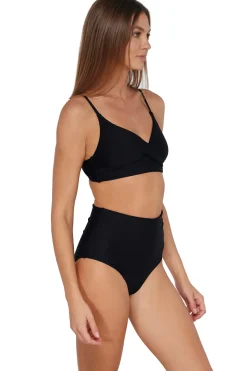 Wire-Free<Sunsets Black Lyla Bralette Top