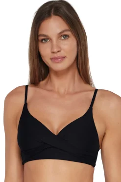 Wire-Free<Sunsets Black Lyla Bralette Top