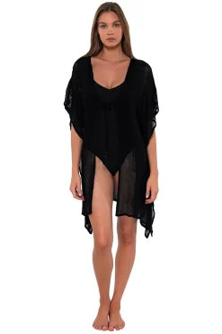 Cover-Ups<Sunsets Black Maldives Tunic
