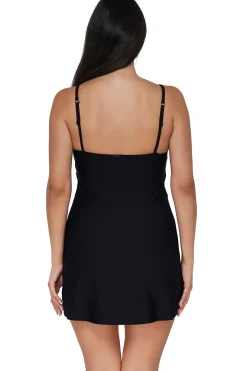 Swim Dress<Sunsets Black Naomi Swim Dress One Piece